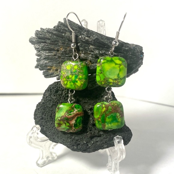 Jewelry - SEA SEDIMENT JASPER Earrings